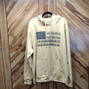 Columbia Men's Trek Graphic Hoodie Yellow Size XXL